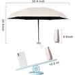 Mini Capsule UV Protection Umbrella  & Sunshade | https://www.bestnamebadges.com