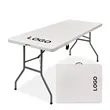 Foldable Plastic Camping Table | https://www.bestnamebadges.com