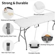 Foldable Plastic Camping Table | https://www.bestnamebadges.com