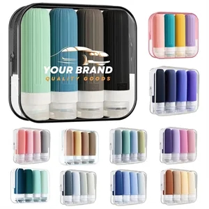 Travel Silicone Bottle Set Leakproof Toiletry Kit