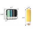 Travel Silicone Bottle Set Leakproof Toiletry Kit | https://www.bestnamebadges.com