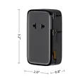 Universal Travel Adapter Plug Multi Country Charger | https://www.bestnamebadges.com