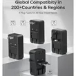Universal Travel Adapter Plug Multi Country Charger | https://www.bestnamebadges.com