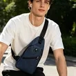 Customizable Crossbody Chest Bag USB Port | https://www.bestnamebadges.com