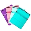 3 Layer Foldable Clipboard Pocket Writing Pad with Elastic B | https://www.bestnamebadges.com