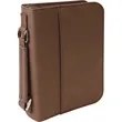 6 3/4"x9 1/4" Dark Brown Leatherette Book/Bible Cover | https://www.bestnamebadges.com