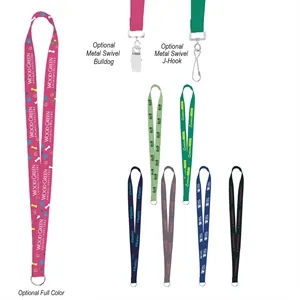 Sewn Polyester Value Lanyard | https://www.bestnamebadges.com