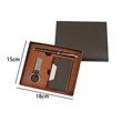 Premium 3-Piece Metal Pen Keychain And Card Holder Gift Set | https://www.bestnamebadges.com