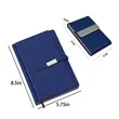 4-Piece PU Leather Notebook Pen Key Ring Business Gift Set | https://www.bestnamebadges.com