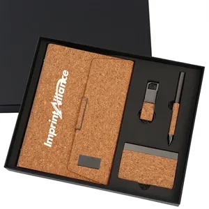 Sustainable Cork Executive 4-Piece Business Gift Set