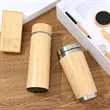Sustainable 9-Piece Bamboo Tech And Office Business Gift Set | https://www.bestnamebadges.com
