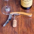 Professional Wood Handle Waiter's Corkscrew In Bamboo Box | https://www.bestnamebadges.com