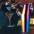 Professional Stainless Steel Boston Cocktail Shaker Tool Set | https://www.bestnamebadges.com