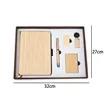 Sustainable Bamboo 5-Piece Executive Office Gift Set | https://www.bestnamebadges.com