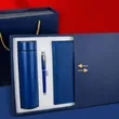 Premium Executive Notebook Vacuum Flask Pen Gift Set | https://www.bestnamebadges.com