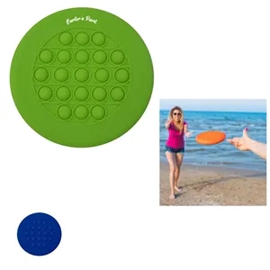 Push Pop Stress Reliever Flying Disc | https://www.bestnamebadges.com