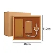 Eco Cork Wireless Charging Mouse Pad Power Bank Cable Kit | https://www.bestnamebadges.com