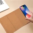 Eco Cork Wireless Charging Mouse Pad Power Bank Cable Kit | https://www.bestnamebadges.com
