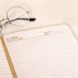 Sustainable Cork Wireless Charging Mouse Pad Notebook Set | https://www.bestnamebadges.com