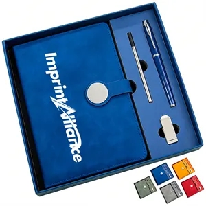 Premium 4-Piece A5 Notebook Gift Set With 32GB USB Drive