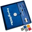 Premium 4-Piece A5 Notebook Gift Set With 32GB USB Drive | https://www.bestnamebadges.com