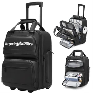 45L Convertible Rolling Backpack with Laptop Compartment