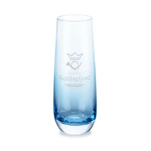 Soudan Stemless Flute Blue - Deep Etch
