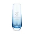 Soudan Stemless Flute Blue - Deep Etch | https://www.bestnamebadges.com