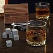 Premium Whiskey Gift Set in Wooden Box | https://www.bestnamebadges.com