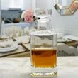 Crystal Whiskey Decanter & 4-Glass Gift Set in Hexagonal Box | https://www.bestnamebadges.com
