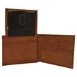 Rawhide Leatherette Bifold Wallets with Flip ID | https://www.bestnamebadges.com