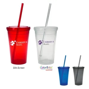 16 Oz. Sunsplash Double Wall Tumbler | https://www.bestnamebadges.com