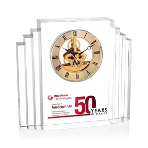 Desford VividPrint™ Clock - Gold