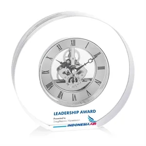 Wilkes VividPrint™ Clock - Silver