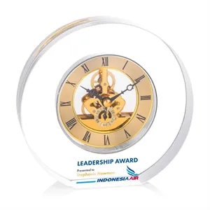 Wilkes VividPrint™ Clock - Gold