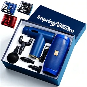 Portable Massage Gun And Bluetooth Speaker Wellness Gift Set