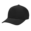 AWARE™ Recycled Cotton Cap with Leatherette Backstrap | https://www.bestnamebadges.com