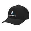 AWARE™ Recycled Cotton Cap with Leatherette Backstrap | https://www.bestnamebadges.com