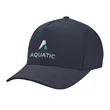 AWARE™ Recycled Cotton Cap with Leatherette Backstrap | https://www.bestnamebadges.com