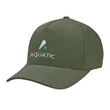 AWARE™ Recycled Cotton Cap with Leatherette Backstrap | https://www.bestnamebadges.com