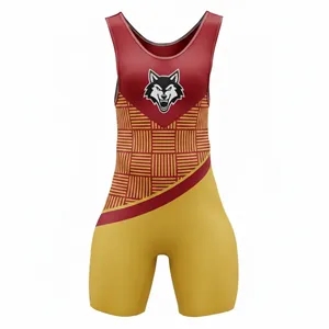 Custom Sublimated Women's Wrestling Singlet 