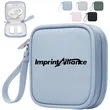 Portable Travel Cable Organizer Case for Earbuds & Chargers | https://www.bestnamebadges.com