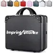 16 Inch Square Hard Shell Cosmetic Travel Case with Handle | https://www.bestnamebadges.com
