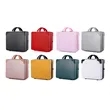16 Inch Square Hard Shell Cosmetic Travel Case with Handle | https://www.bestnamebadges.com