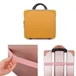 16 Inch Square Hard Shell Cosmetic Travel Case with Handle | https://www.bestnamebadges.com