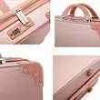 16 Inch Square Hard Shell Cosmetic Travel Case with Handle | https://www.bestnamebadges.com