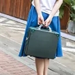 16 Inch Square Hard Shell Cosmetic Travel Case with Handle | https://www.bestnamebadges.com