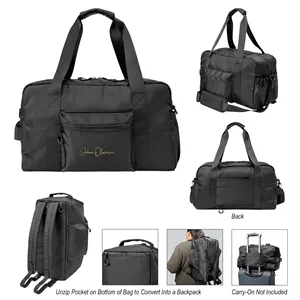 Anywhere rPET Sport Duffel Bag And Backpack | https://www.bestnamebadges.com