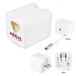 70W ETL Listed Wall Charger with Retractable Cable | https://www.bestnamebadges.com