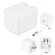 70W ETL Listed Wall Charger with Retractable Cable | https://www.bestnamebadges.com